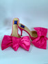Kerttu Pink Bow Mule