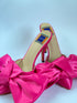 Kerttu Pink Bow Mule