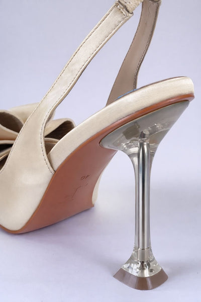 Bridal Satin Bow Heel Aleftina