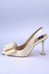 Bridal Satin Bow Heel Aleftina