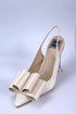Bridal Satin Bow Heel Aleftina