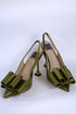 SATIN BOW HEEL ALEFTINA