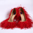 Ostrich Pump Irina Va Boom