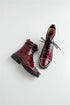 Description: Aamu Handmade Leather Lace Up Boots are all about attention to the finer details hand crafted perfect for winter with a plush lining. These ‘Aamu' ankle Lace Up Boots are crafted beautiful leather and have amazing metal detail on the top of the toes. Wear them casually with jeans or dresses.