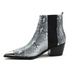 Karo Snakeskin Ankle Boot