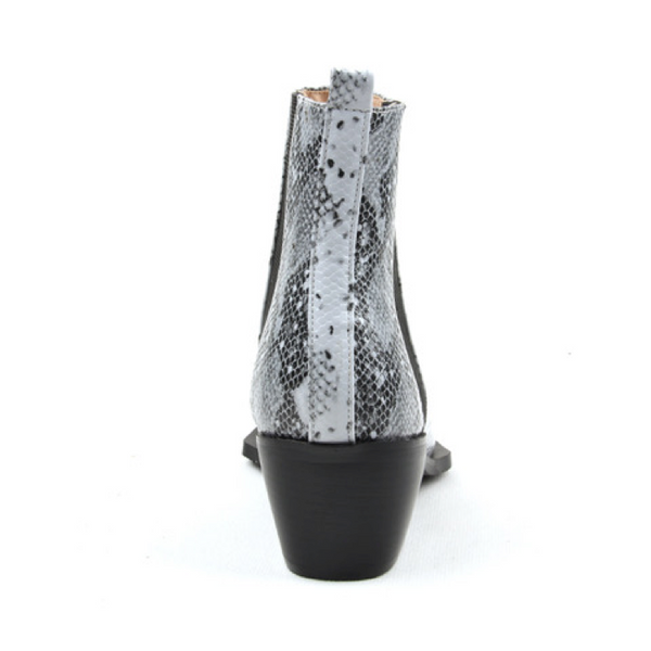 Karo Snakeskin Ankle Boot