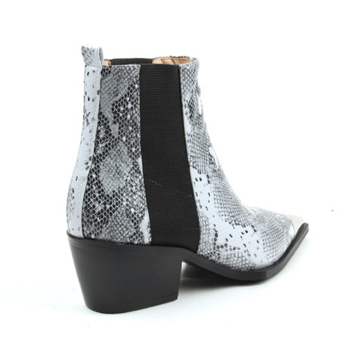 Karo Snakeskin Ankle Boot