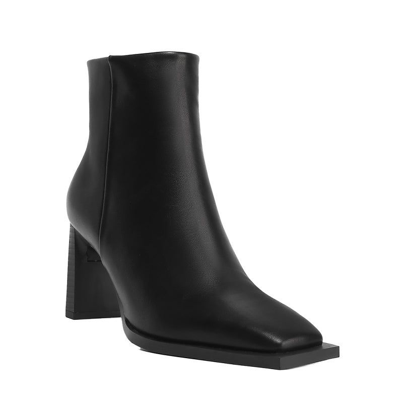 Aniina Vegan Leather square toe boots