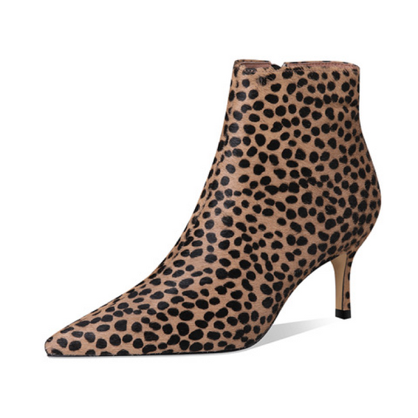 Hanni Animal Print Ankle Boots