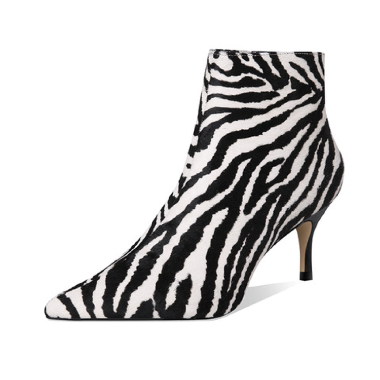 Hanni Animal Print Ankle Boots