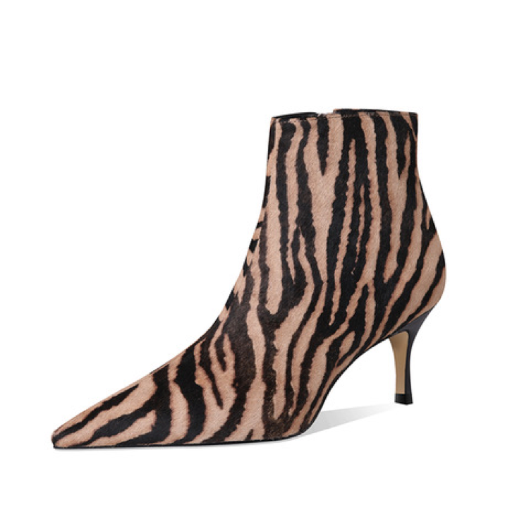 Hanni Animal Print Ankle Boots