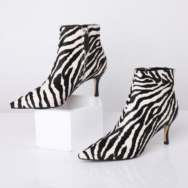 Hanni Animal Print Ankle Boots