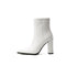 Anneli Croc Vegan Leather pointy toe boots