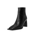 Aniina Vegan Leather square toe boots