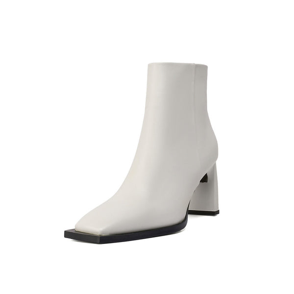 Aniina Vegan Leather square toe boots