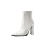 Anneli Croc Vegan Leather pointy toe boots