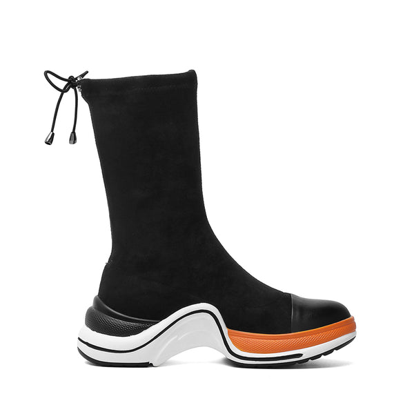 Aatukka Stretchy Platform Ankle Boots
