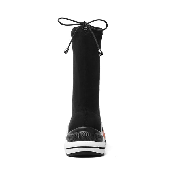 Aatukka Stretchy Platform Ankle Boots